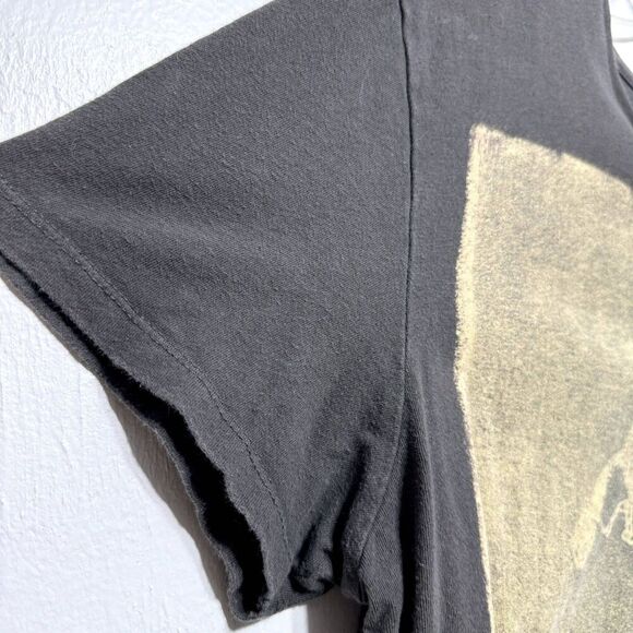 American Eagle Shirt Short Sleeve Anchor Graphic Tee Gray & Tan Mens Sz Medium - Picture 3 of 6